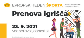 Evropski teden športa: Prenova igrišča