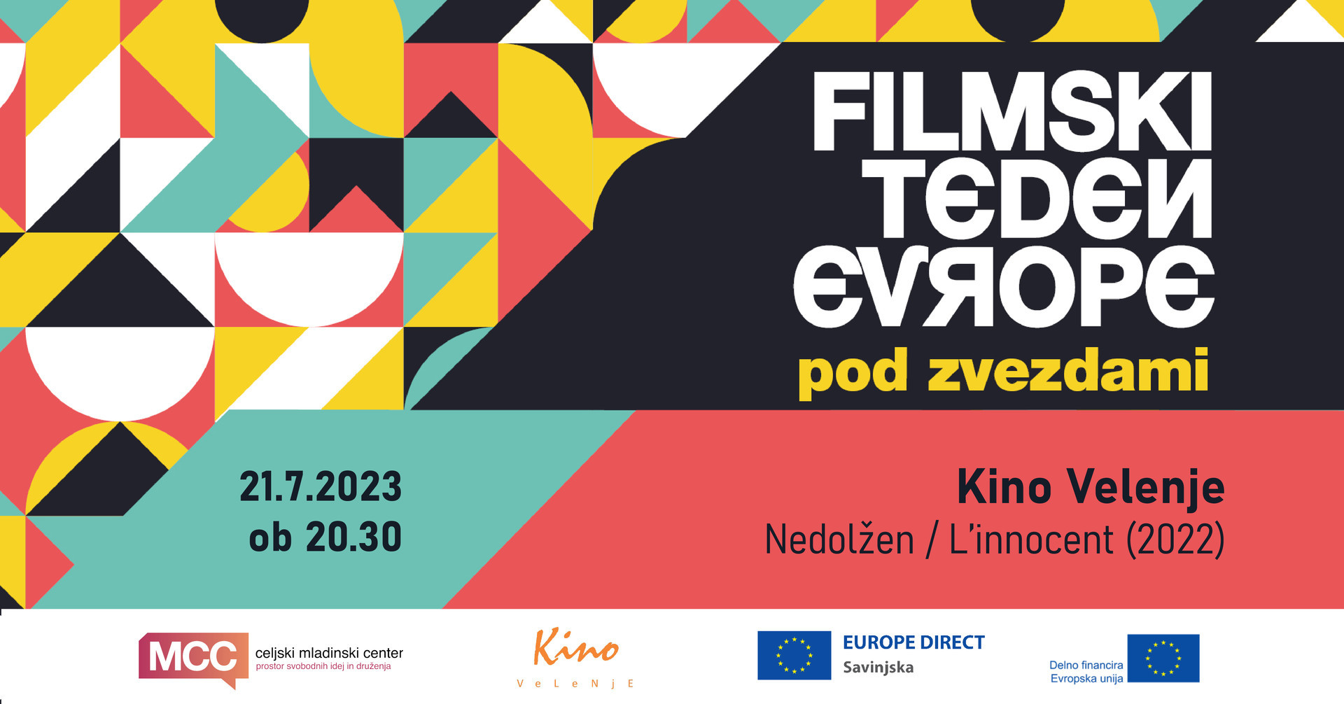 FILMSKI TEDEN EVROPE 2023 - POD ZVEZDAMI