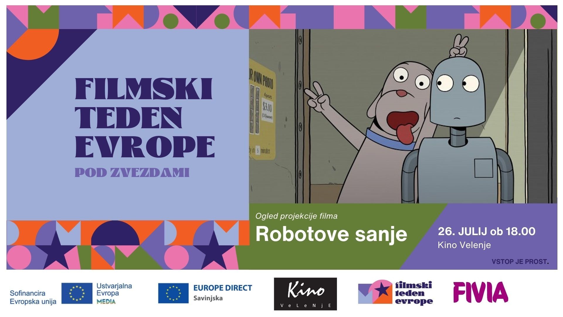 Filmski teden Evrope 2024: Robotove sanje (Kino Velenje)