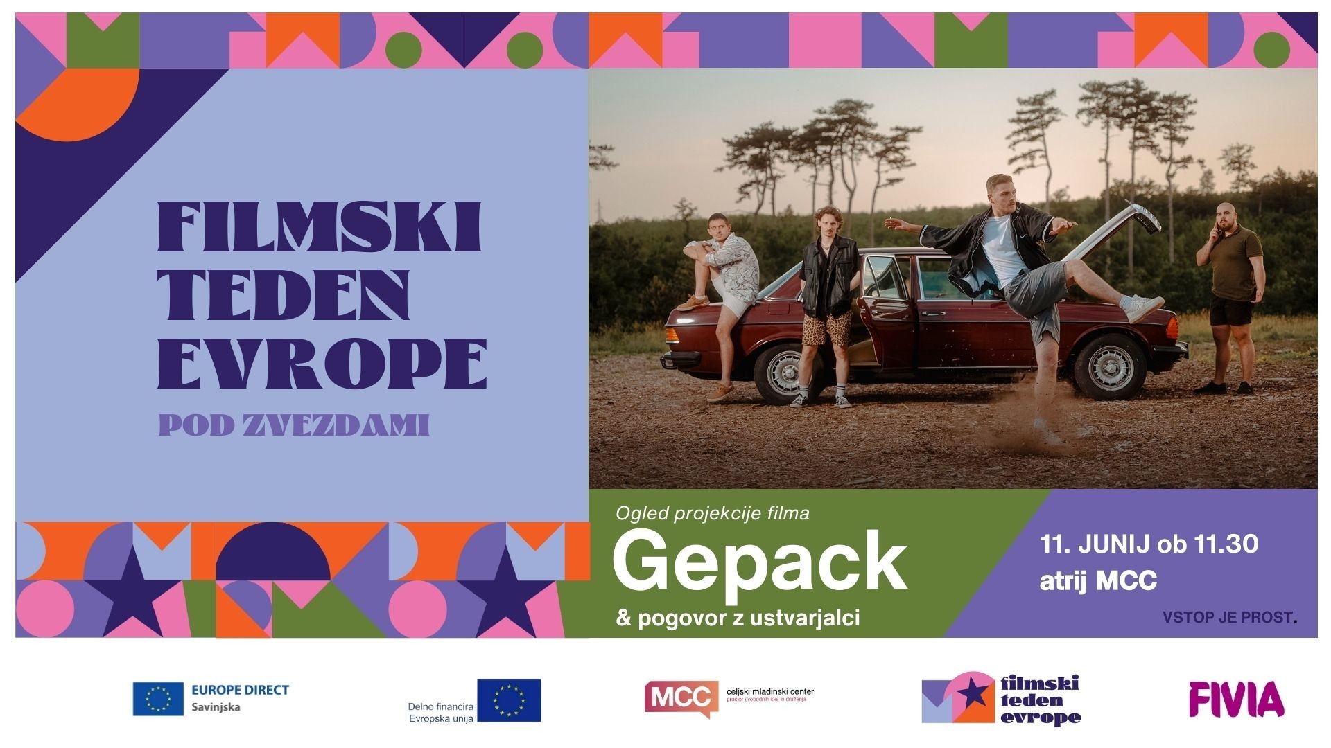 Filmski teden Evrope 2024: Ogled filma Gepack in pogovor z ustvarjalci