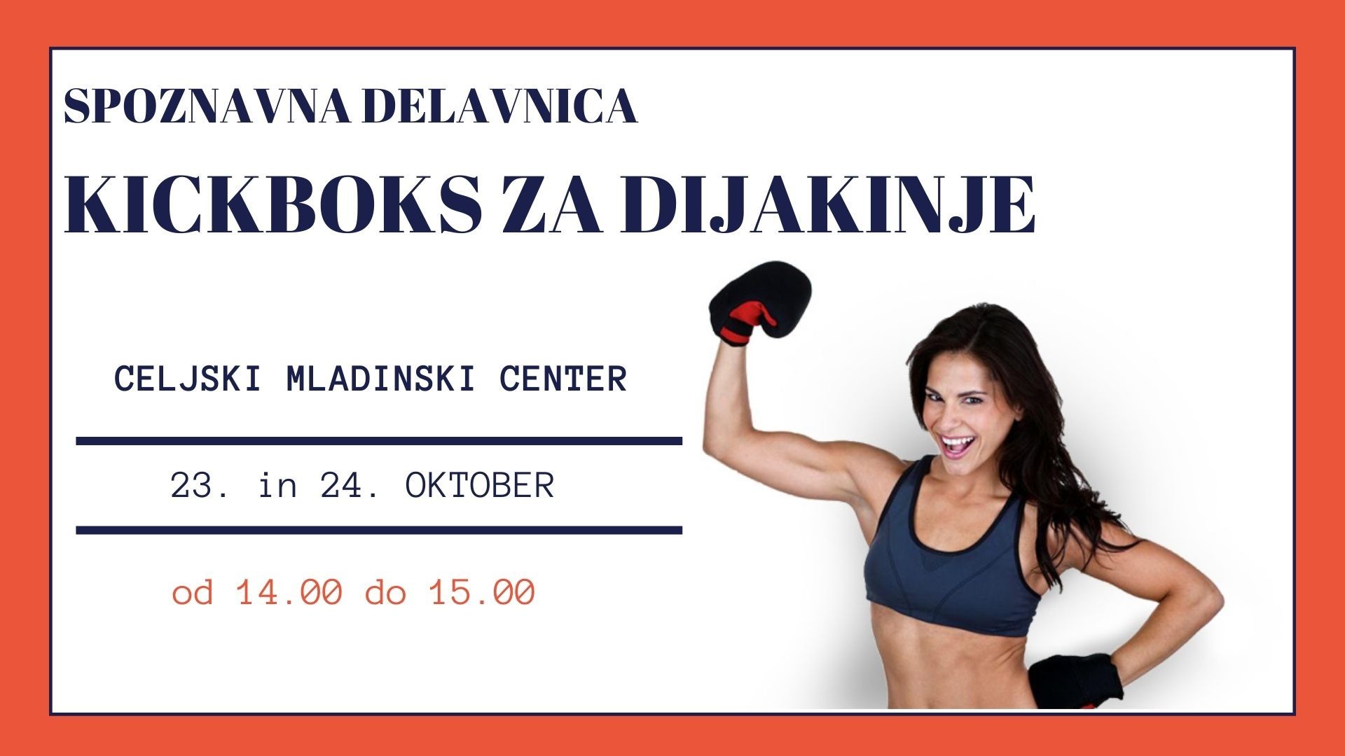 Spoznavna delavnica Kickboks za dijakinje