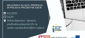 Online delavnica za NVO: priprave in prijave projektnih idej