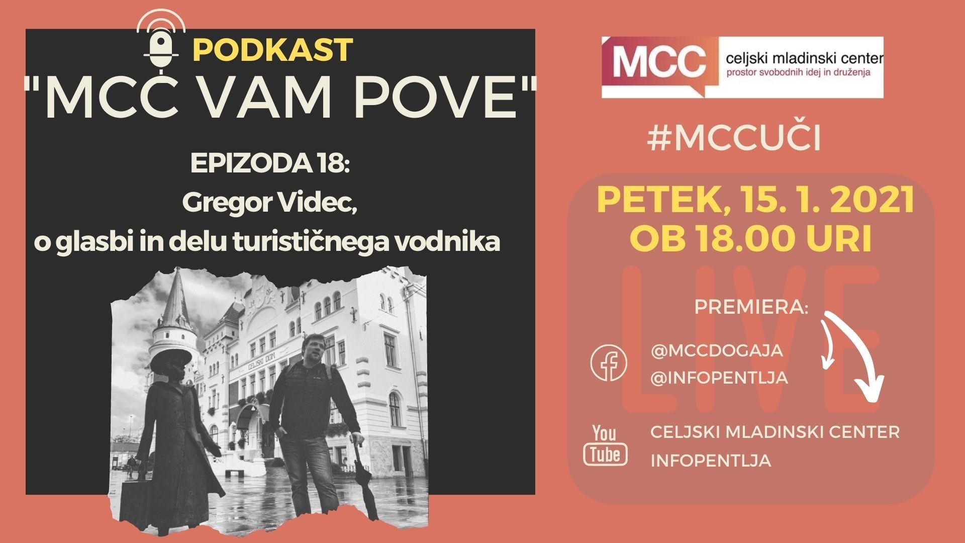 MCC vam pove: Podkast z Gregorjem Vidcem