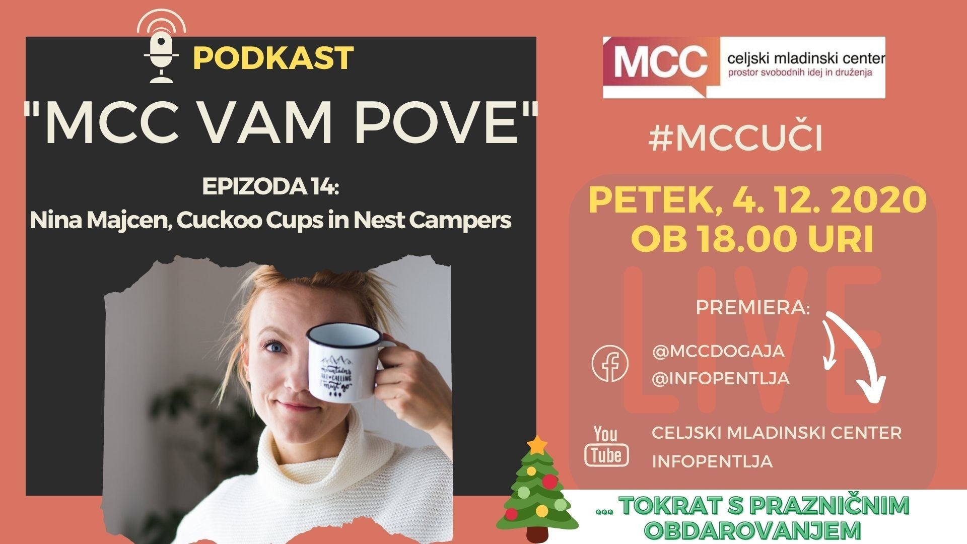 MCC vam pove: Podkast z Nino Majcen (Cuckoo Cups&Nest Campers)