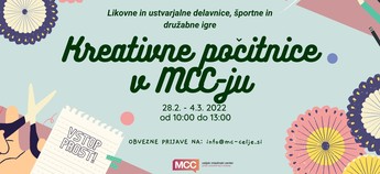 Zimske kreativne počitnice v MCC-ju