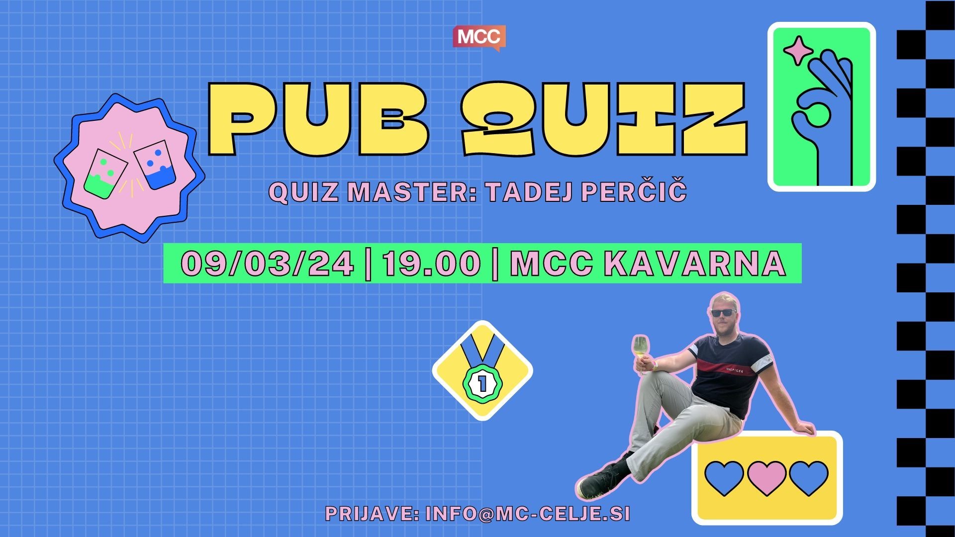 MCC PUB QUIZ s Tadejem Perčičem