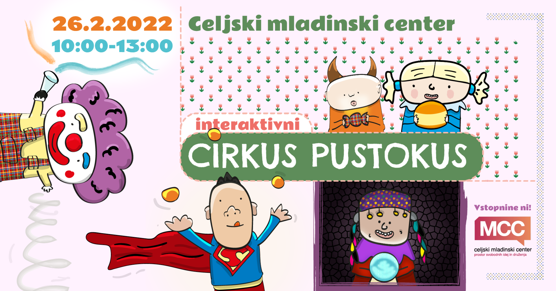 MCC-jev interaktivni cirkus Pustokus 