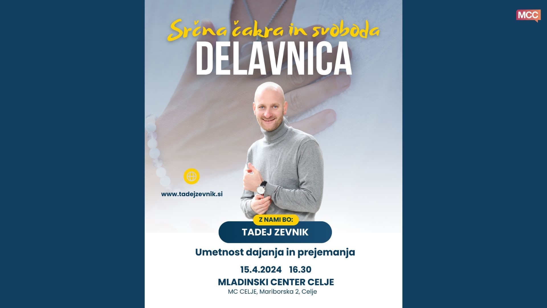 DELAVNICA: Srčna čakra in svoboda