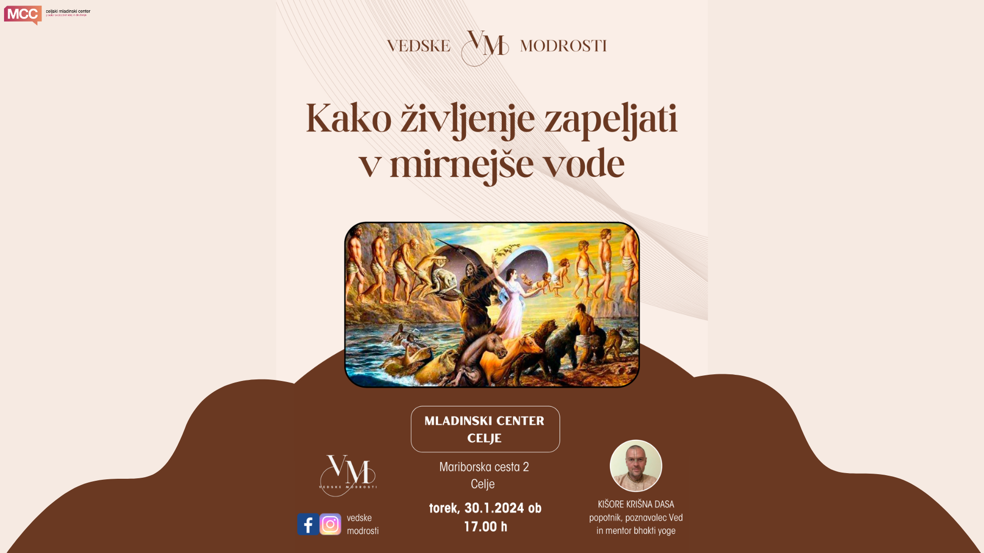 Predavanje: Kako življenje zapeljati v mirnejše vode?