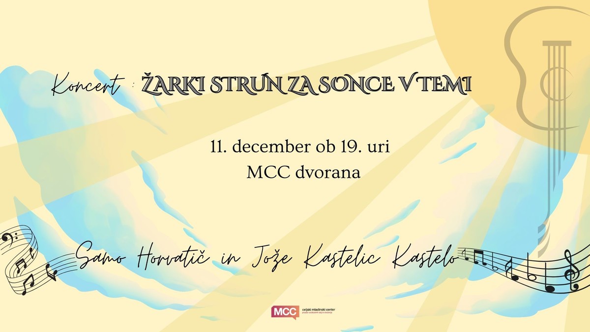 Koncert: Žarki strun za sonce v temi