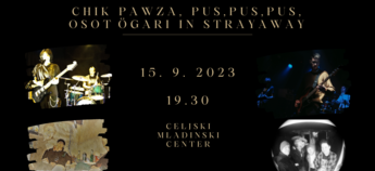 Koncert: Chik pawza, Pus,pus,pus, Osotögari in Strayaway