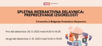  SPLETNA INTERAKTIVNA DELAVNICA: Preprečevanje izgorelosti