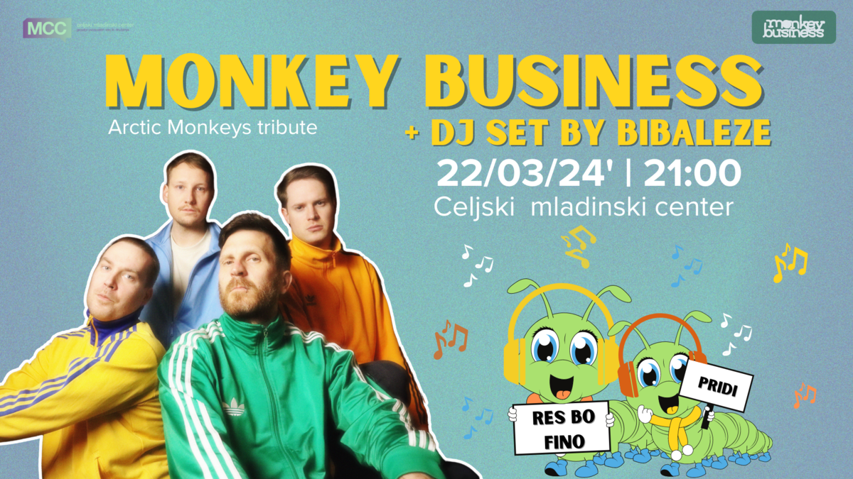 MONKEY BUSINESS (Arctic Monkeys tribute) + DJ BIBALEZE