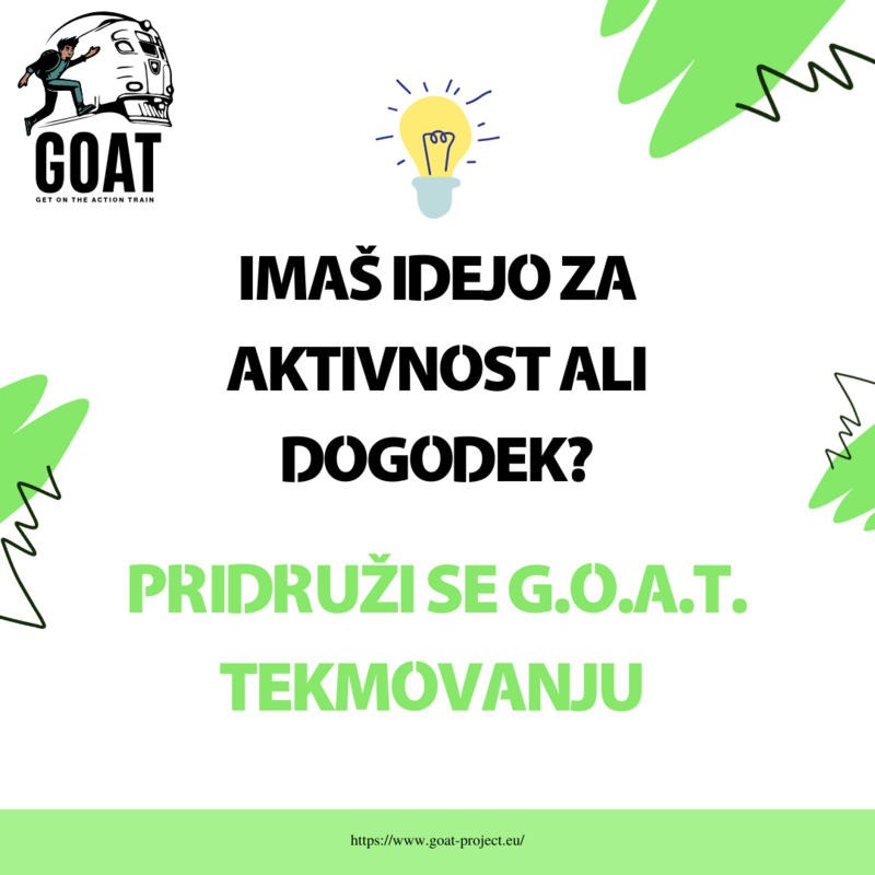 Tekmovanje G.O.A.T. je odprto!