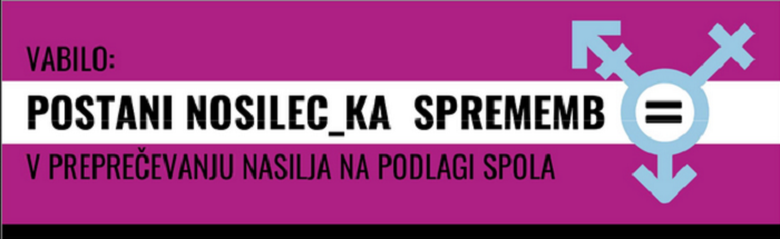 Postani nosilec_ka sprememb v preprečevanju nasilja na podlagi spola