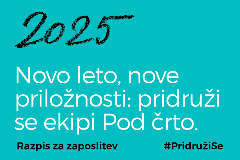 Pridruži se ekipi Pod črto: novo delovno mesto asistent oziroma asistentka urednice