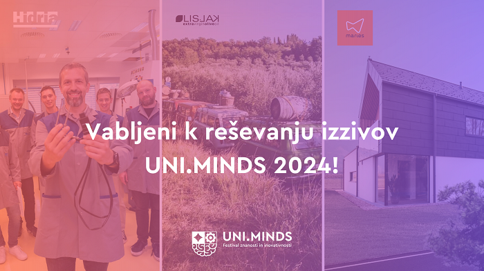 Festival UNI.MINDS 2024: Poziv na reševanje izzivov!