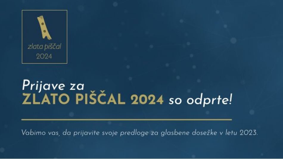 Prijavite fonograme za nagrade Zlata piščal 2024