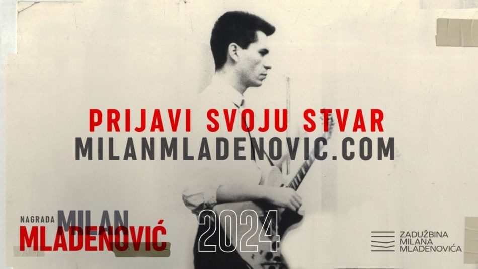Natečaj za nagrado Milana Mladenovića 2024