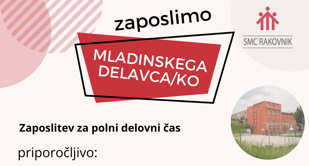 SMC Rakovnik zaposli mladinskega_o delavca_ko