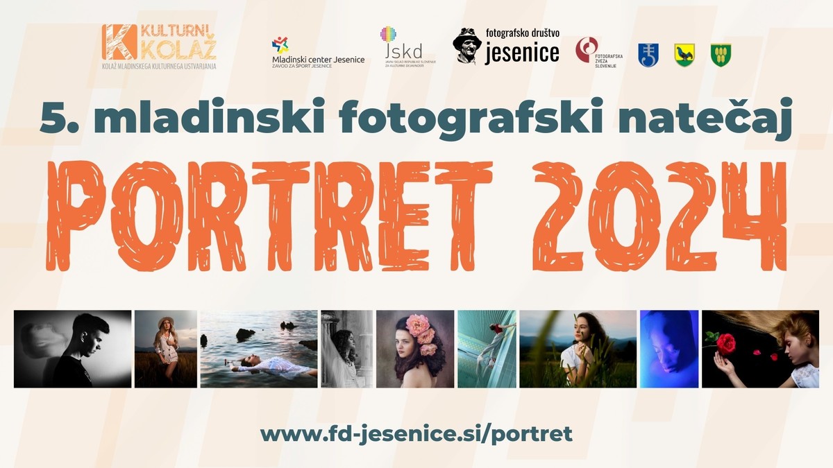 5. mladinski fotografski natečaj PORTRET 2024