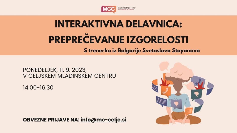 Interaktivna delavnica: Preprečevanje izgorelosti